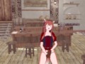 Raphtalia squirts at tavern! (tate no yuusha) (3d hentai)