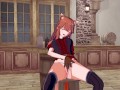 Raphtalia squirts at tavern! (tate no yuusha) (3d hentai)