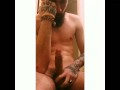 Bearded beast jacks off and cums (p1)