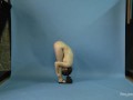 Mila Gimnasterka hairy tight babe doing gymnastics