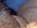 black ebony plays with pussy (OnlyFans: @babyruue