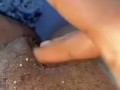 black ebony plays with pussy (OnlyFans: @babyruue