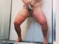 Big Natural Tits MILF Caught in the Shower