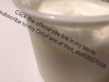 Making me some delicious piss ice cream 