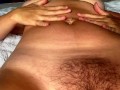 Squirt and splashing camera while masturbating with plug in big ass hairy anal