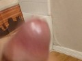 Jacking off and busting a fat nut