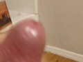 Jacking off and busting a fat nut