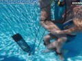 Underwater blowjob and hand job by Polina Rucheyok