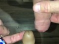 30 minutes of Edging Solo with Adult Toys: Foreskin Play, Dildo use, Fleshlight, Cum Eating Fun