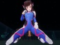 3D HENTAI POV DVA in tight suit rides your cock
