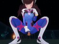 3D HENTAI POV DVA in tight suit rides your cock
