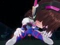 3D HENTAI POV DVA in tight suit rides your cock