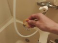Put a condom on the faucet and fill it with water. And the condom bursts!!
