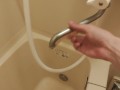 Put a condom on the faucet and fill it with water. And the condom bursts!!