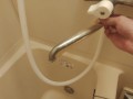 Put a condom on the faucet and fill it with water. And the condom bursts!!