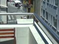 Risky Blowjob on balcony with many spectators proceed to hard fuck with gorgeous babe on the bed