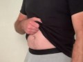 Hot Dad Bod DILF Pissing in Boxers - Ric Ashland