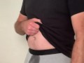 Hot Dad Bod DILF Pissing in Boxers - Ric Ashland