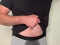 Hot Dad Bod DILF Pissing in Boxers - Ric Ashland
