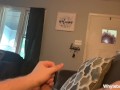 Dude cumming twice in his friends house while they on vacation [HOT]