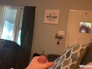 Dude cumming twice in his friends house while they on vacation [HOT]