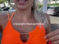 Maevaa Sinaloa - Je me fais baiser Squirt et me prend une faciale sur un parking extérieur en public