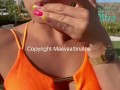 Maevaa Sinaloa - Je me fais baiser Squirt et me prend une faciale sur un parking extérieur en public