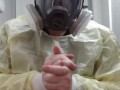 Cum on my gas mask