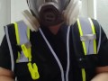Cum on my gas mask