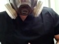Cum on my gas mask