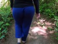 Huge Ass Wife Wedgie Walking Public