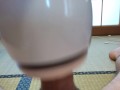 Noisy Japanese blowing toy suck me dry while I watch amazing 3 girls blowjob