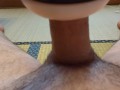 Noisy Japanese blowing toy suck me dry while I watch amazing 3 girls blowjob