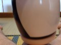 Noisy Japanese blowing toy suck me dry while I watch amazing 3 girls blowjob