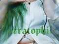 Goth BBW Smoking Weed in Fishnets and Blouse