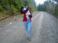This is how I shoot my solo videos - Risky public nudity in the mountains