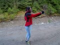 This is how I shoot my solo videos - Risky public nudity in the mountains
