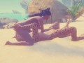 Trap the Cat FURRY lesbian sex on the beach