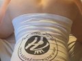Taking Mr Hankey’s XXX Calibur Stretching my horny Milf Pussy