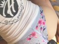 Riding Mr Hankeys Beowulf deep in my pussy on a mirror