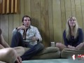 2 Couples Play An Adult Version of Spin-The-Bottle