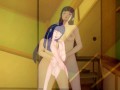 Horny Hinata makes the cock cum multiple times (3D Hentai)