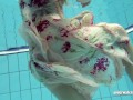 Beautifully dressed underwater babe Lucy Gurchenko