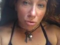 Happy birthday wishes to a special someone. My bra, and pussy are both wet! Erect nipple play