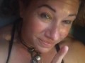 Happy birthday wishes to a special someone. My bra, and pussy are both wet! Erect nipple play