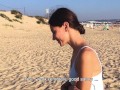 I picked up a Ukrainian beauty on the beach and quickly fucked her in the bushes