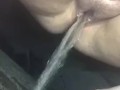 Pissing on the ground 
