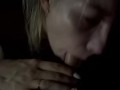 passionate and gentle blowjob before bed