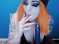 Hot Smoking & Dildo Sucking