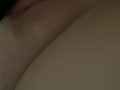 quick morning orgasm, creamy wet pussy